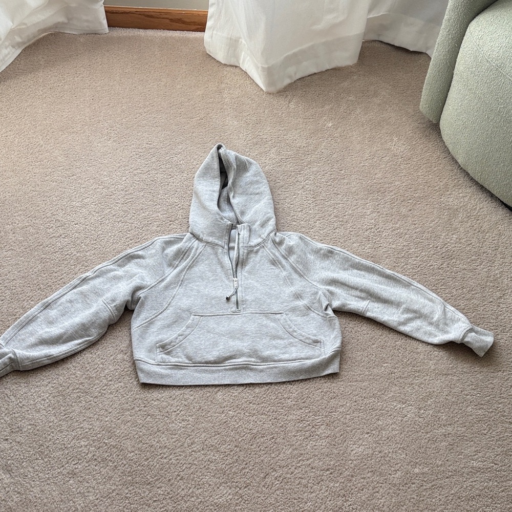 Lululemon Athletica Light Gray Hoodie